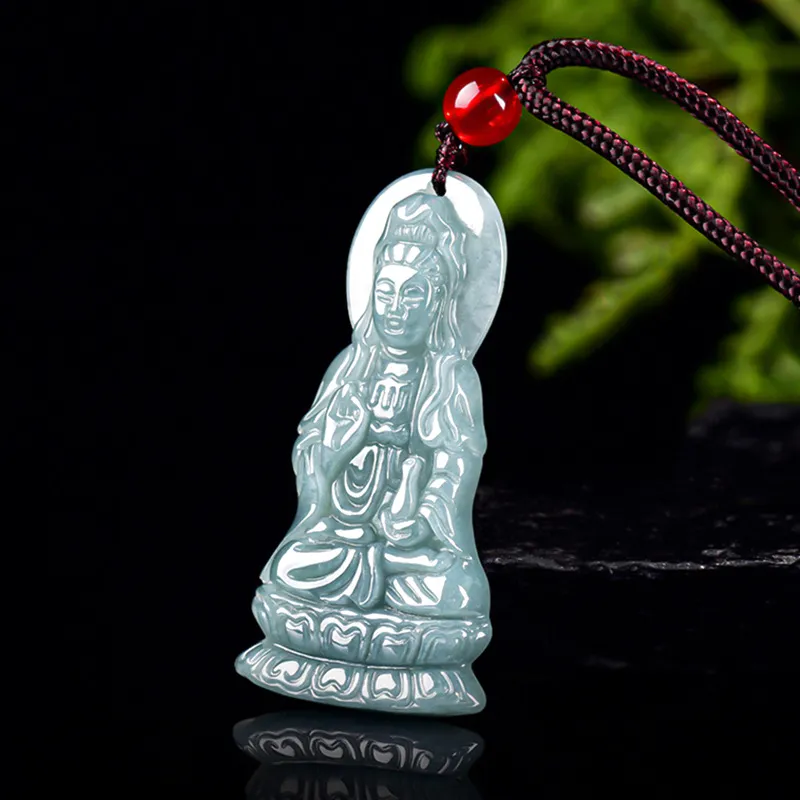 HUISHI Glutinous Jade Necklaces Unisex-2