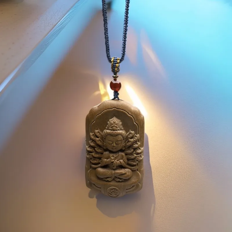 HUISHI Laoshan Sandalwood Pendants Unisex-6