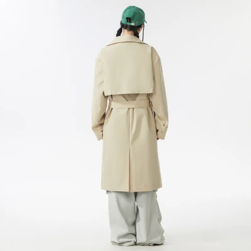 RHIME Trench Coats Unisex-5