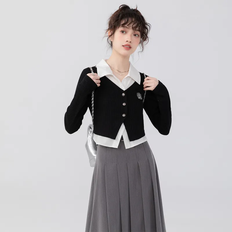 FLIM Two Piece Skirt Sets Women's-5