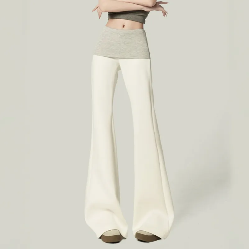 FLIM Casual Pants Women's White-7