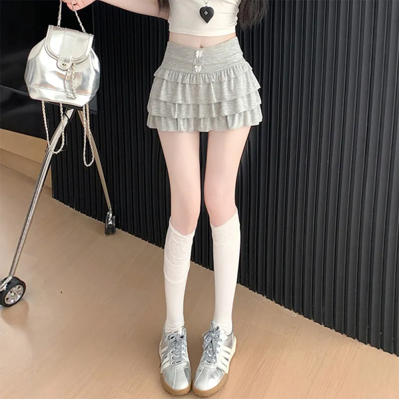 FLIM Casual Short Skirts Women's-5