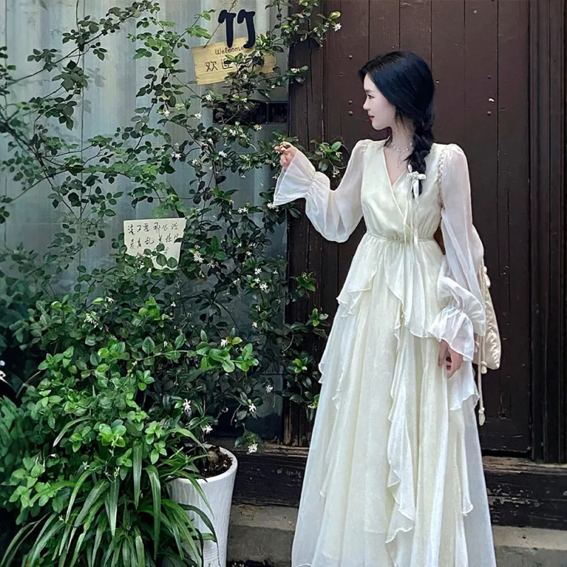 FLIM Long Sleeved Dress Women's-5