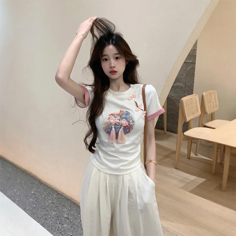 FLIM T Shirts Women's White-5