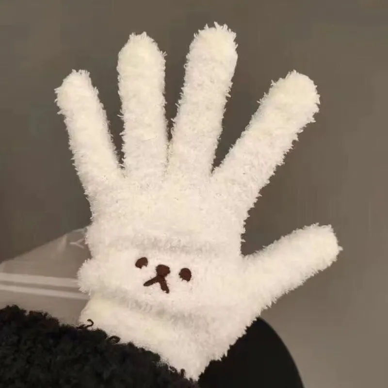 FLIM Polyester Knit Gloves Women's-3