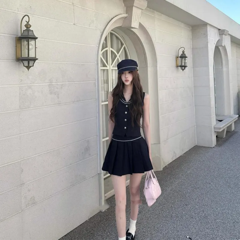 FLIM Two Piece Skirt Sets Women's-5