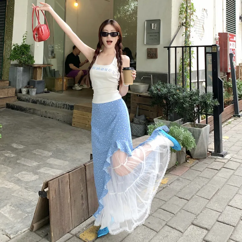 FLIM Two Piece Skirt Sets Women's-3
