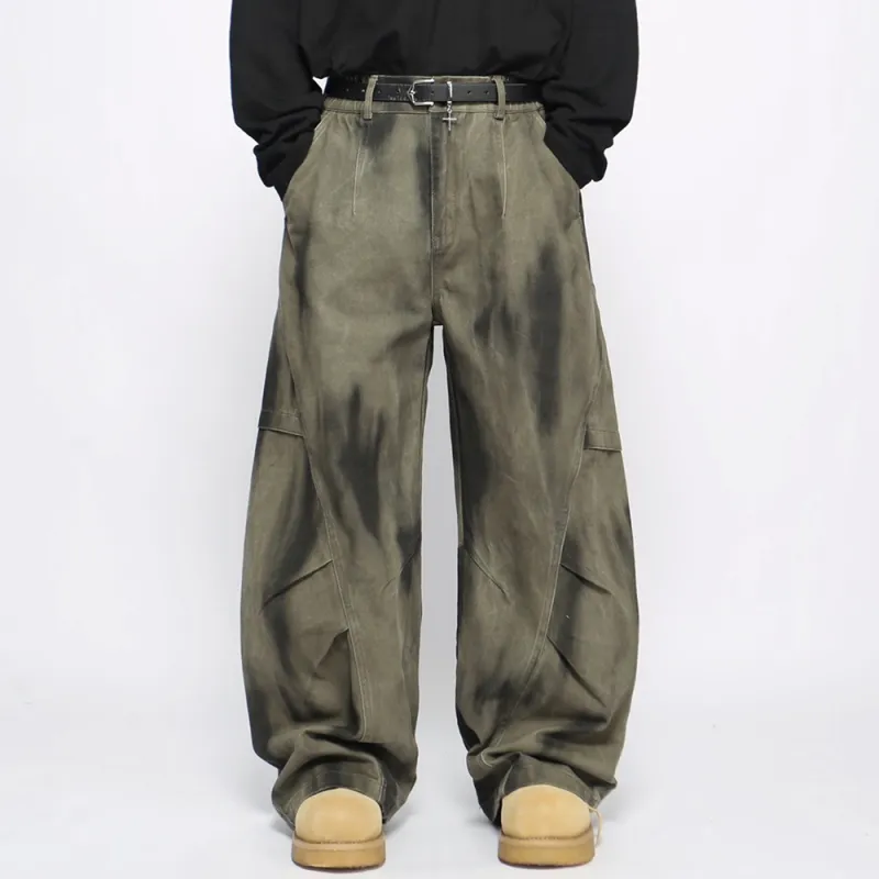 FLIM Casual Pants Unisex Green-3