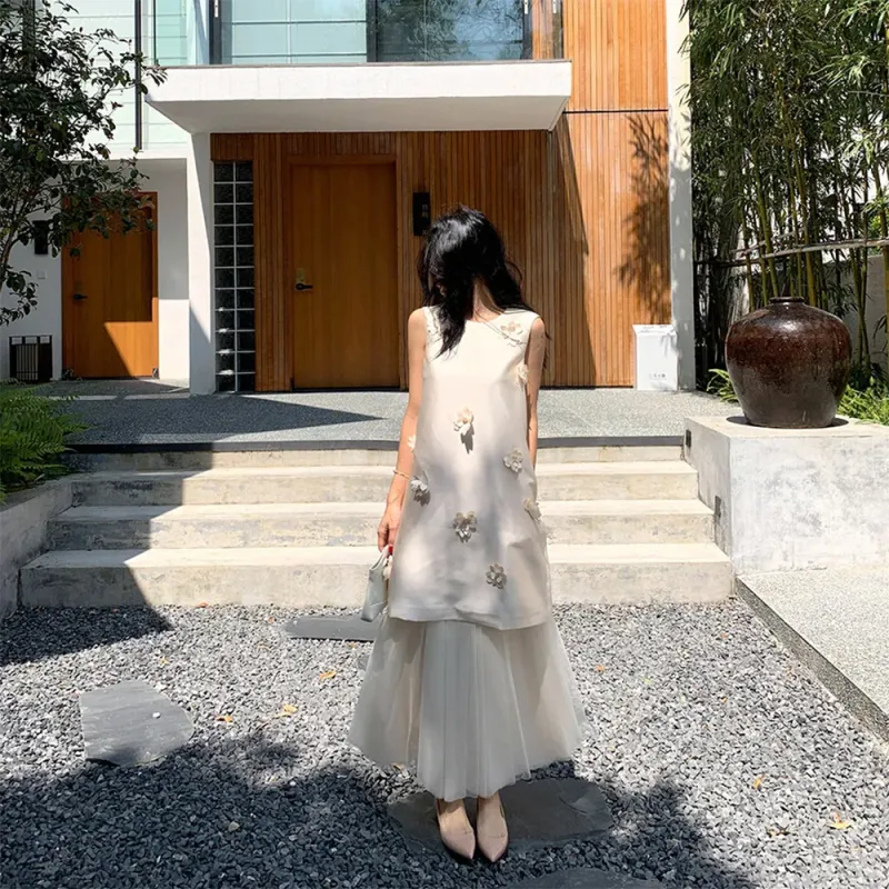 FLIM Two Piece Skirt Sets Women's-3