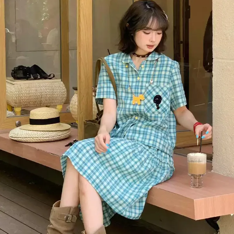FLIM Two Piece Skirt Sets Women's-4