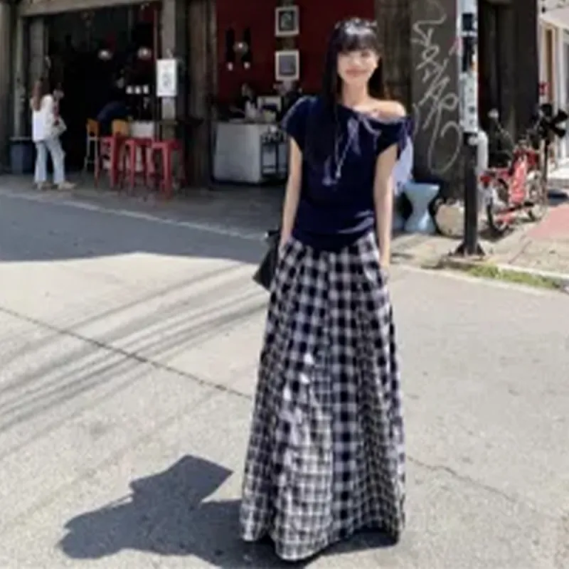 FLIM Two Piece Skirt Sets Women's-4