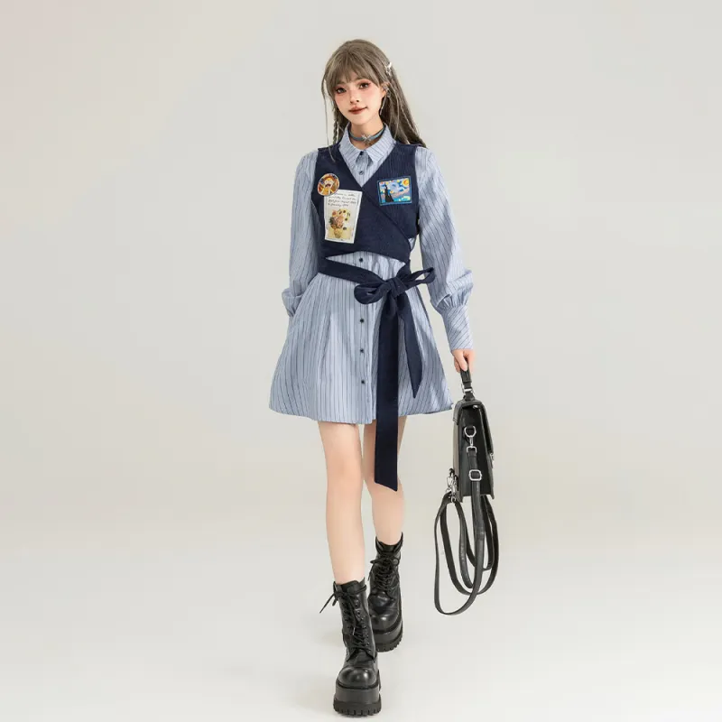 FLIM Two Piece Skirt Sets Women's-4