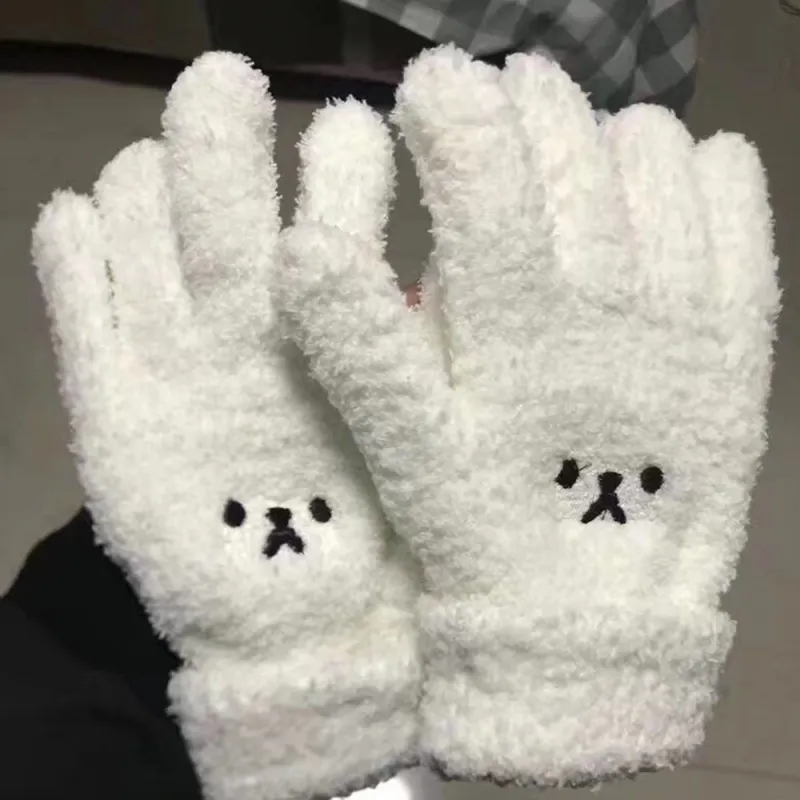 FLIM Polyester Knit Gloves Women's-5