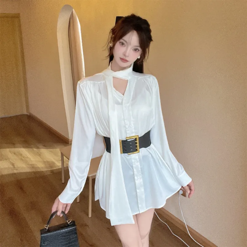 FLIM Long-Sleeved Dresses Women's Includes Gift Box Sets-4
