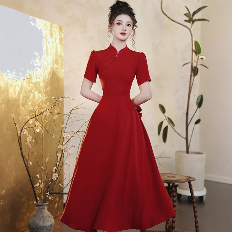 FLIM Cheongsams Women's Dress-2