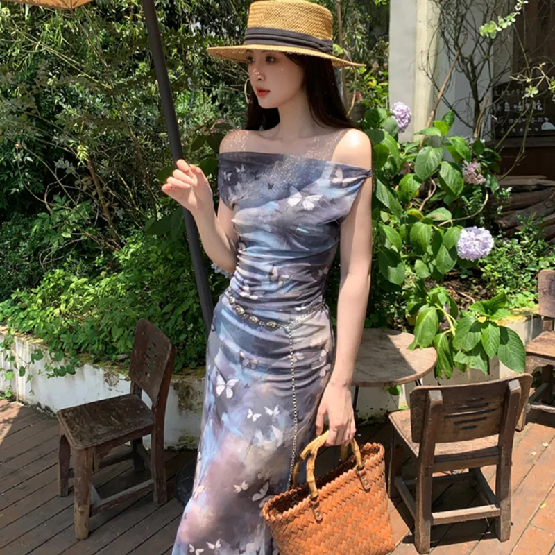 FLIM Sleeveless Dresses Women's-9