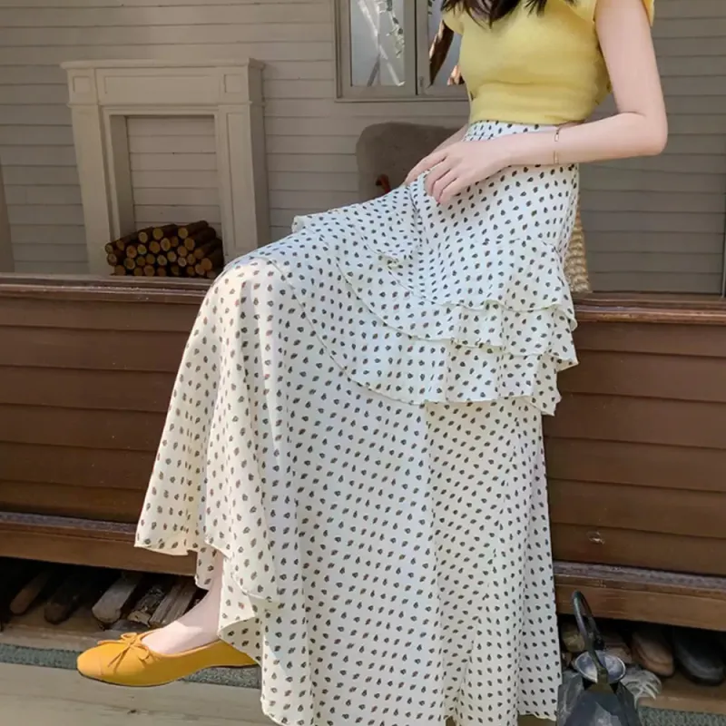 FLIM Casual Long Skirts Women's-3