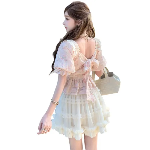 FLIM Two Piece Skirt Sets Women's