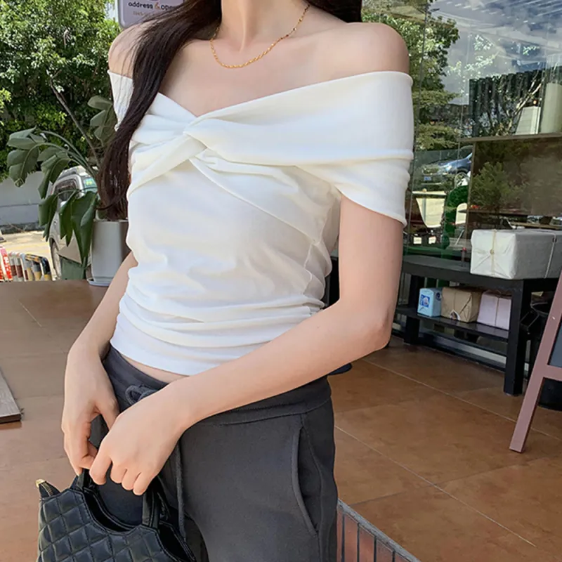 Regular Fashion Minimalist Style T Shirt Women's Includes Exquisite Box-11