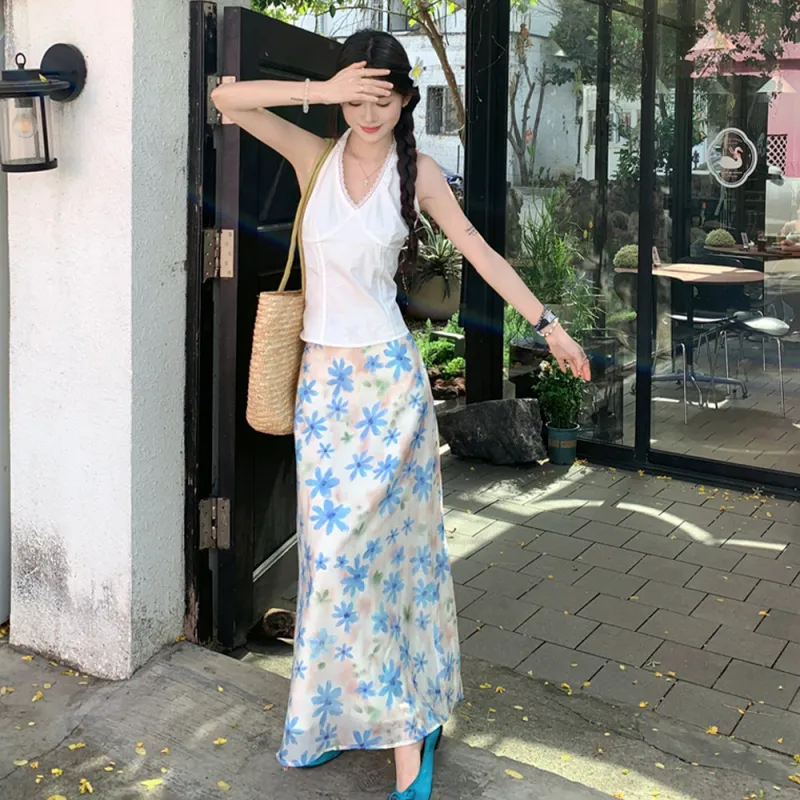 FLIM Two Piece Skirt Sets Women's-4