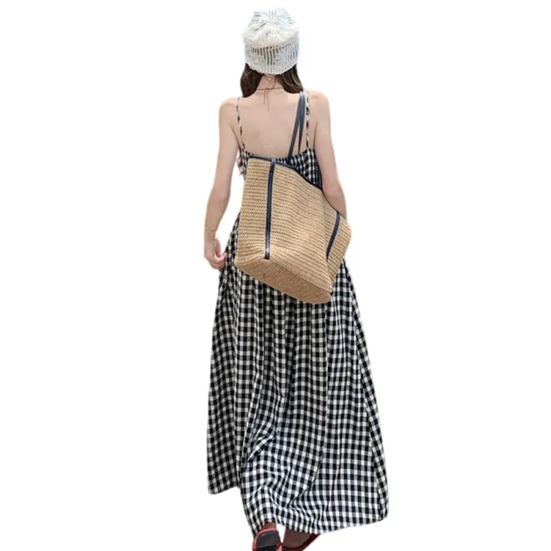 FLIM Slip Dresses Women's Black-1