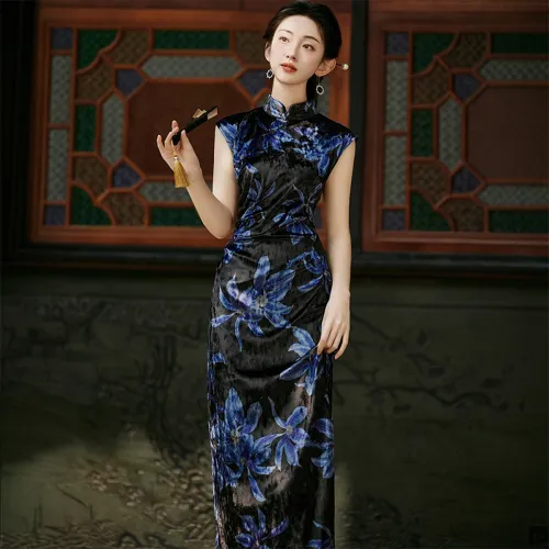 FLIM Cheongsams Women's Blue