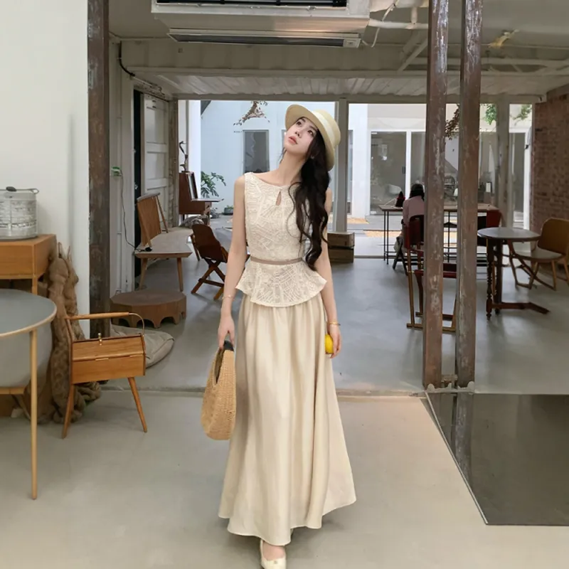 FLIM Two Piece Skirt Sets Women's-2