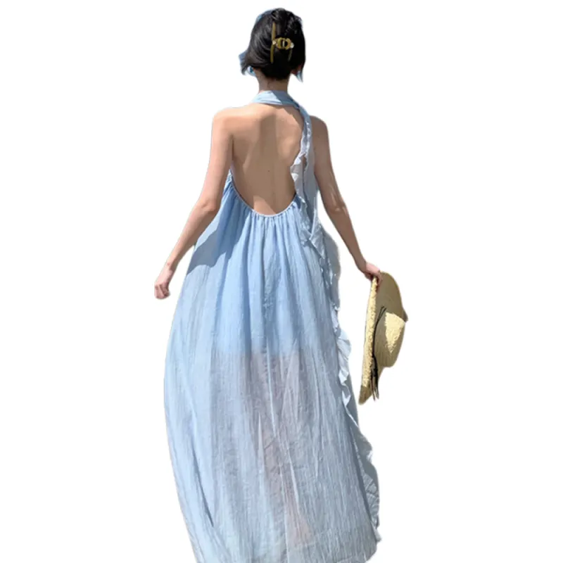 FLIM Sleeveless Dresses Women's-15