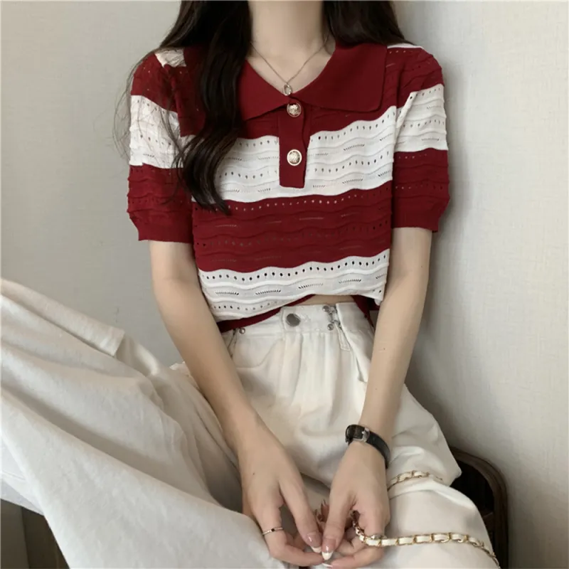 FLIM Set in Sleeve Short Sleeved T Shirts Women's-2