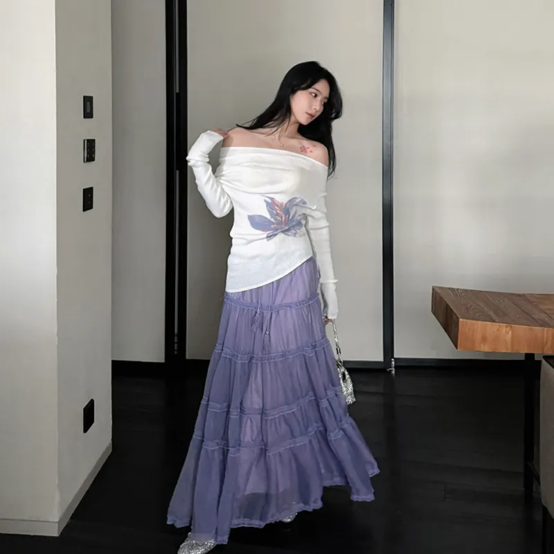 FLIM Two Piece Skirt Sets Women's-2