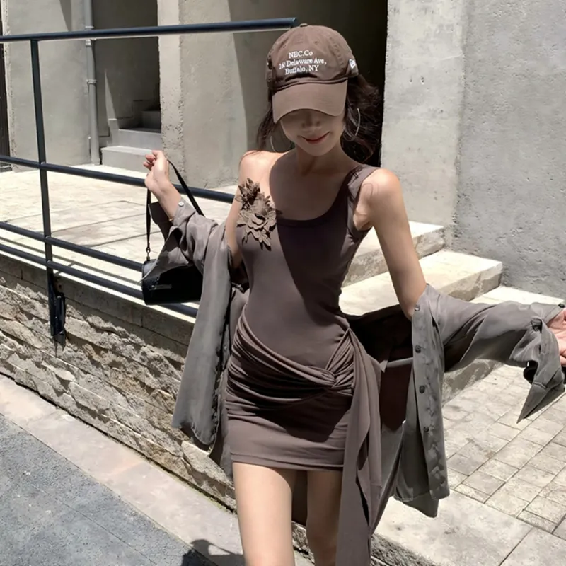 FLIM Sleeveless Dresses Women's-9