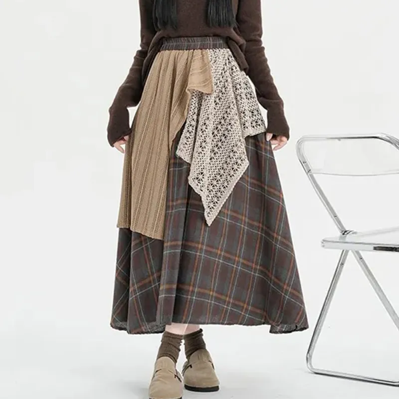 FLIM Casual Long Skirts Women's-7