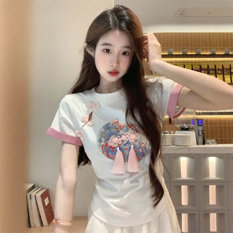 FLIM T Shirts Women's White-4
