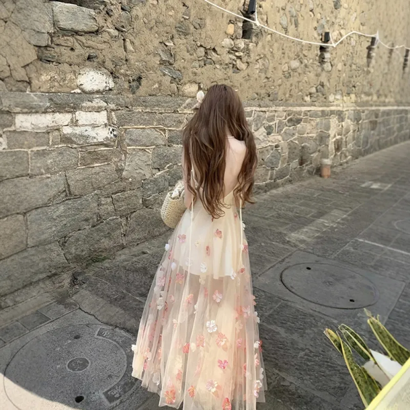 FLIM Slip Dress Women's Light Pink-12