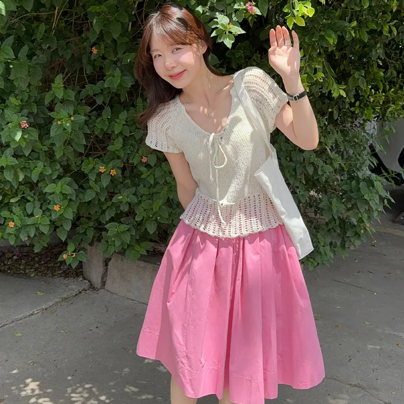 FLIM Two Piece Skirt Sets Women's-3