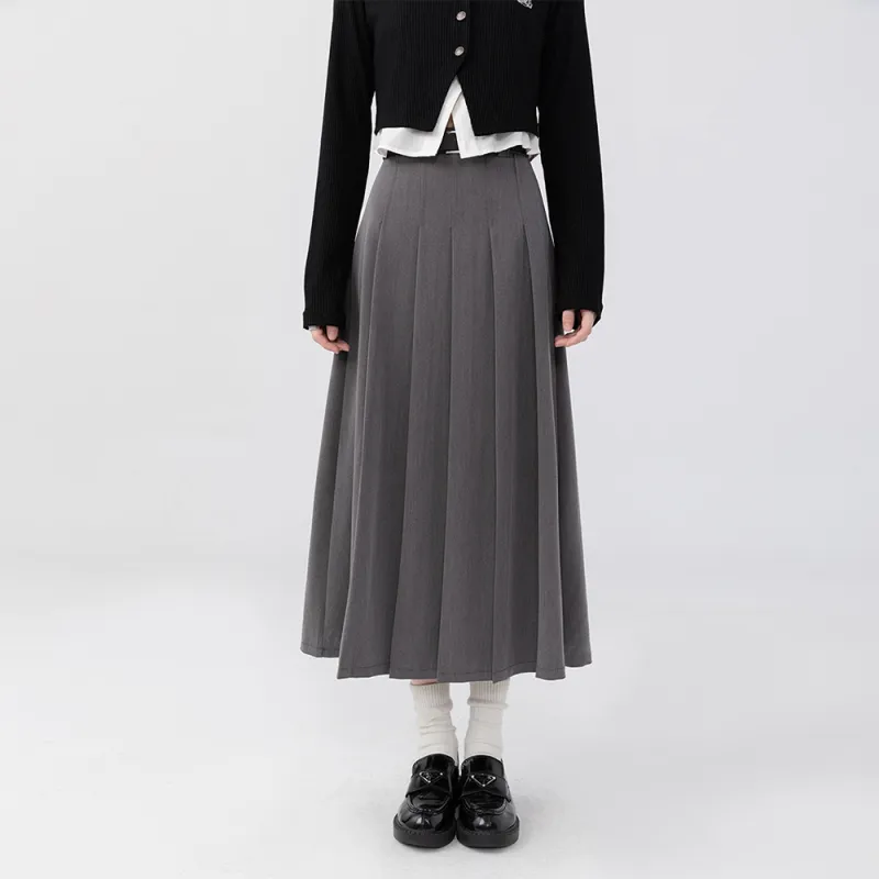 FLIM Casual Long Skirts Women's-3