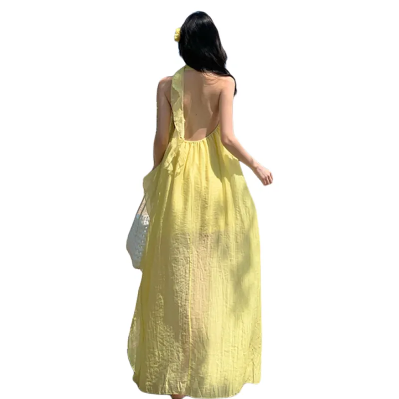FLIM Sleeveless Dresses Women's-8