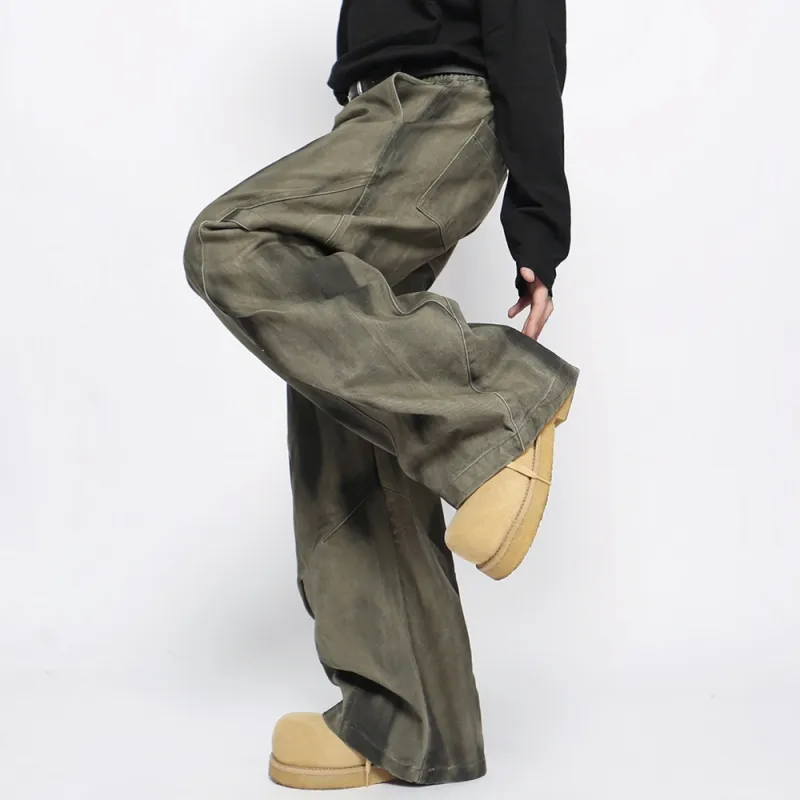 FLIM Casual Pants Unisex Green-5