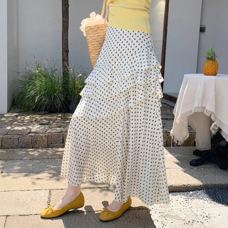 FLIM Casual Long Skirts Women's-5
