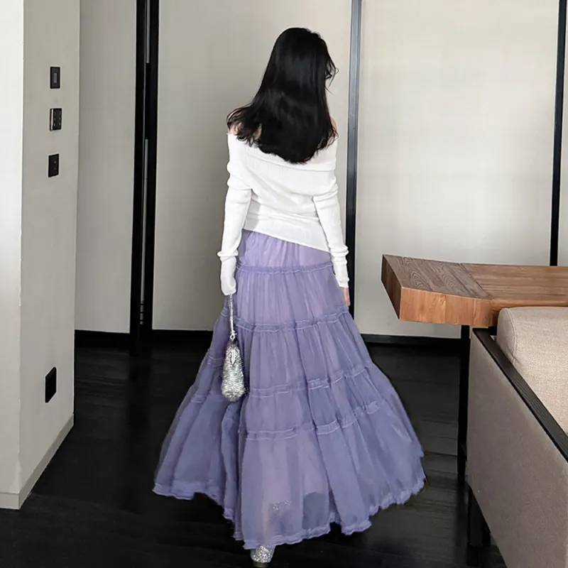 FLIM Two Piece Skirt Sets Women's-3