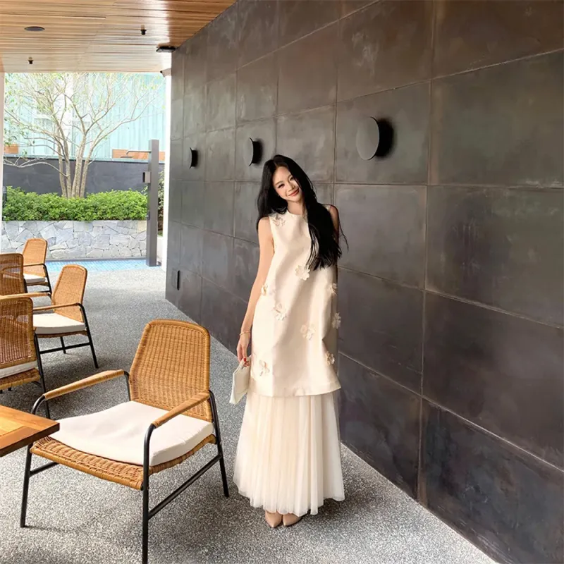 FLIM Two Piece Skirt Sets Women's-6