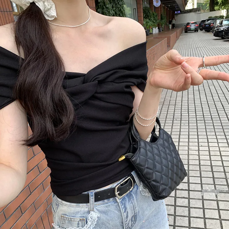 Regular Fashion Minimalist Style T Shirt Women's Includes Exquisite Box-3