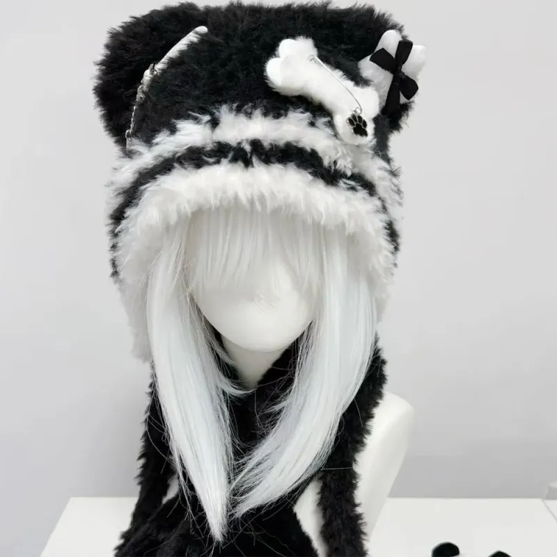 FLIM Polyester Beanies Women's Includes Gift Box Sets-3