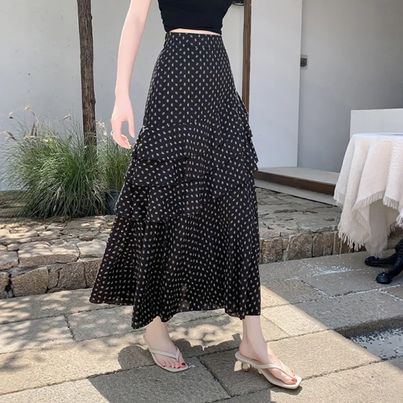 FLIM Casual Long Skirts Women's-10