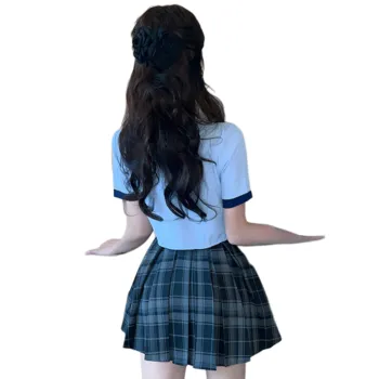 FLIM Uniform Women's Shirt+Pleated Skirt