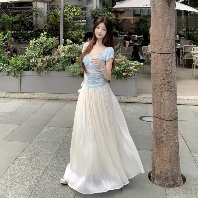 FLIM Two Piece Skirt Sets Women's-5