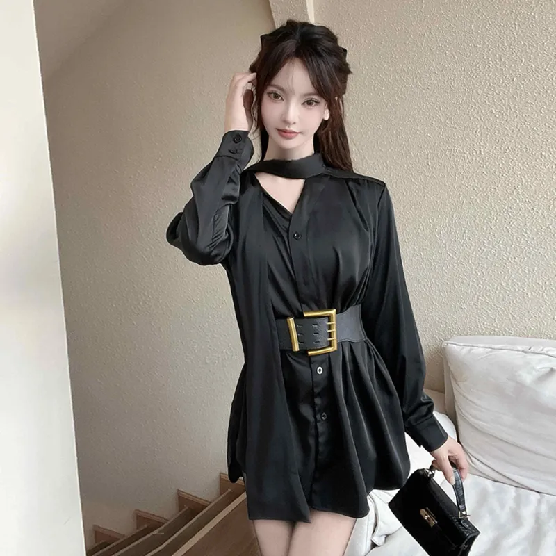 FLIM Long-Sleeved Dresses Women's Includes Gift Box Sets-15