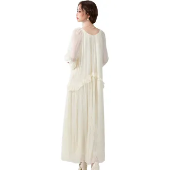 FLIM Long Sleeved Dress Women's Champagne