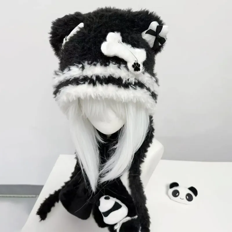 FLIM Polyester Beanies Women's Includes Gift Box Sets-2