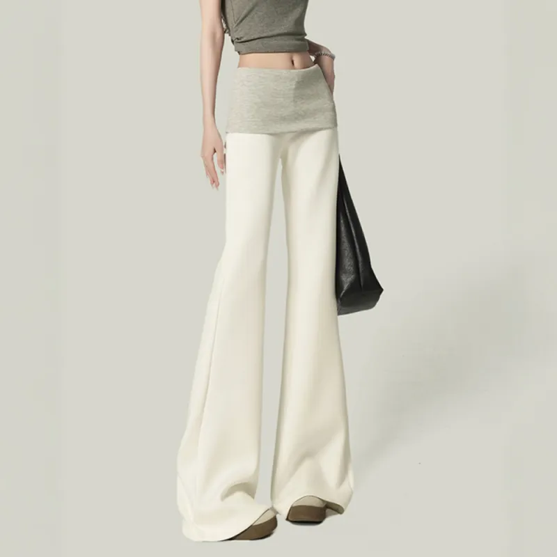 FLIM Casual Pants Women's White-5